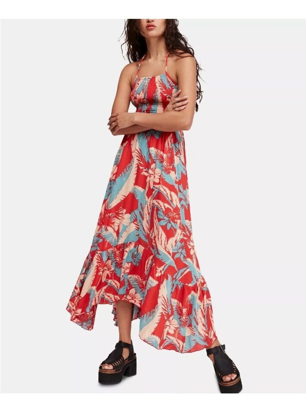 Free People Heat Wave Printed Maxi Dress - Picture 3 of 6